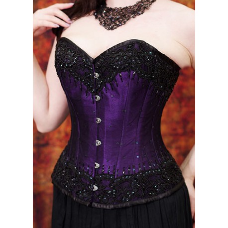 Beaded Steel Boned Corset - Bard and Broad Store