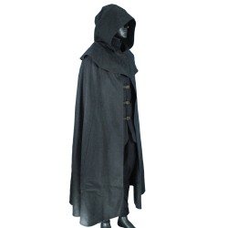 Wool cloak with mantle